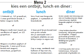 5 kilo afvallen dieet schema