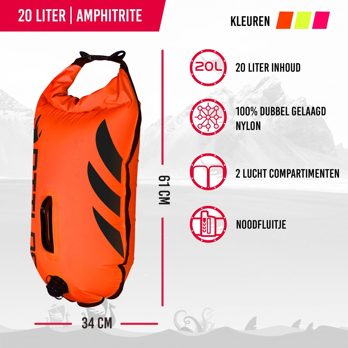 decathlon zwemboei open water