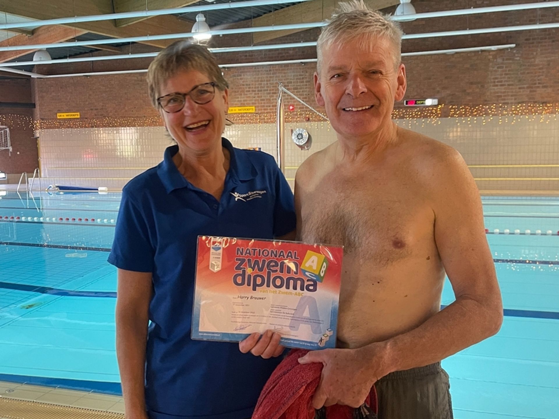 zwemdiploma halen in zomervakantie